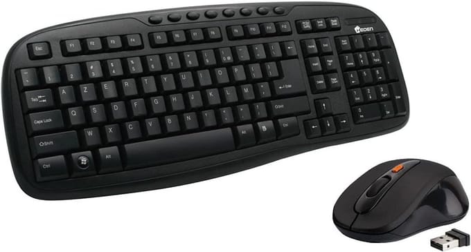Draadloos Toetsenbord en Muis Set Zwart - 2.4G Plug & Play Combinatie