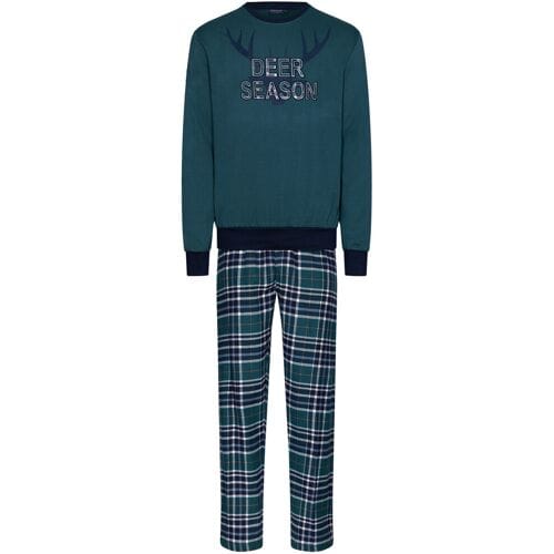 Pastunette Jongens pyjama herten Groen jongen 140