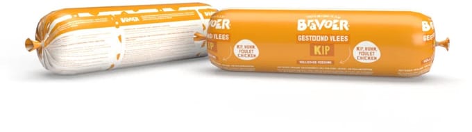 Bravoer Gestoomd Vlees Kip - Hondenvoer - 10 x 800 gram