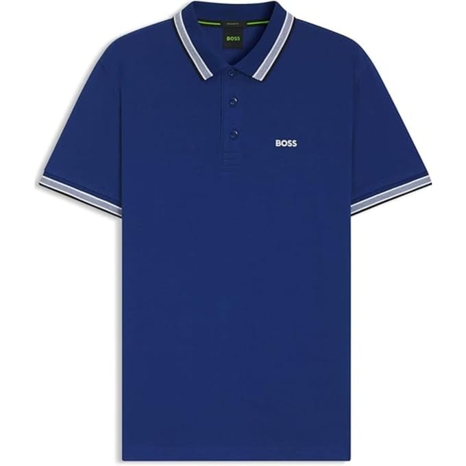 Regular fit poloshirt met labelstitching, model 'Paddy'