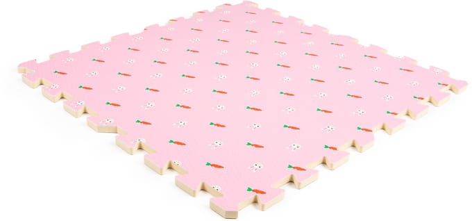 Rubbermagazijn - Eva foam mat - Per 1,45m² - Roze - Dikte 12mm - 4 tegels - Speelmat
