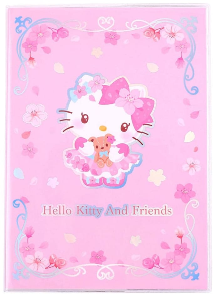 Sakami Merchandise Sanrio Notebook Hello Kitty & Friends Sakura Series Holographic Checkered Stationery