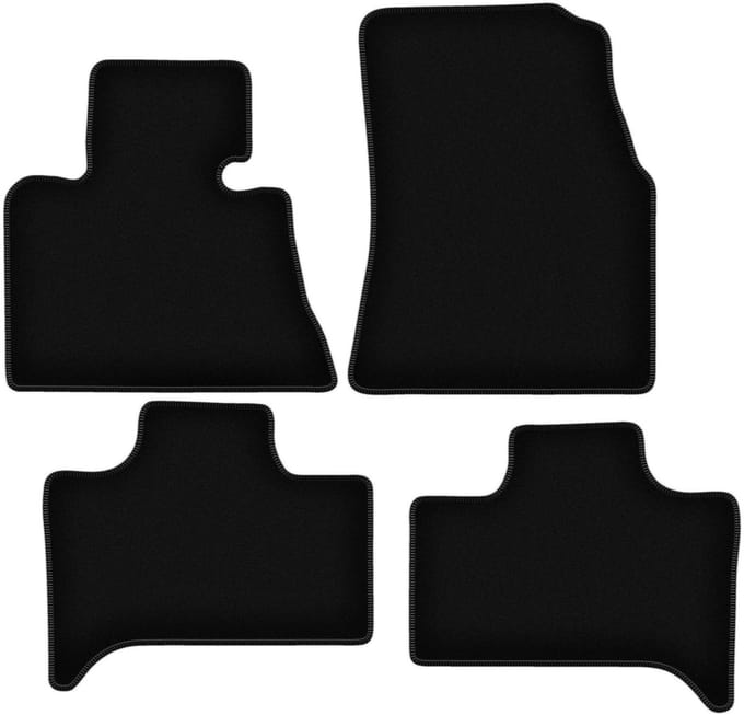 BASIC zwarte veloursmatten voor: BMW X5 E53 2WD (1999-2006)