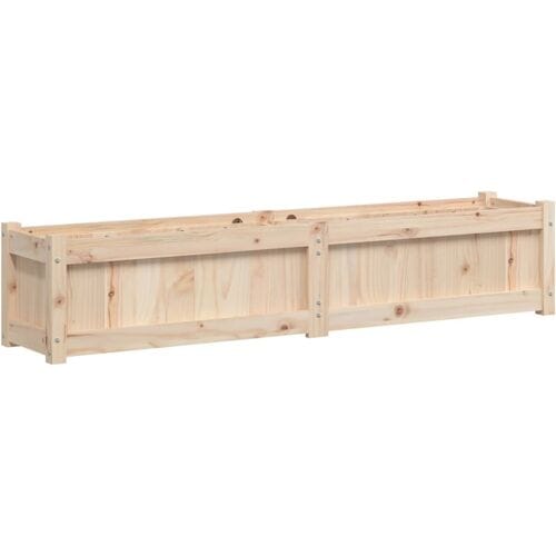 vidaXL - Plantenbak - 150x31x31 - cm - massief - grenenhout