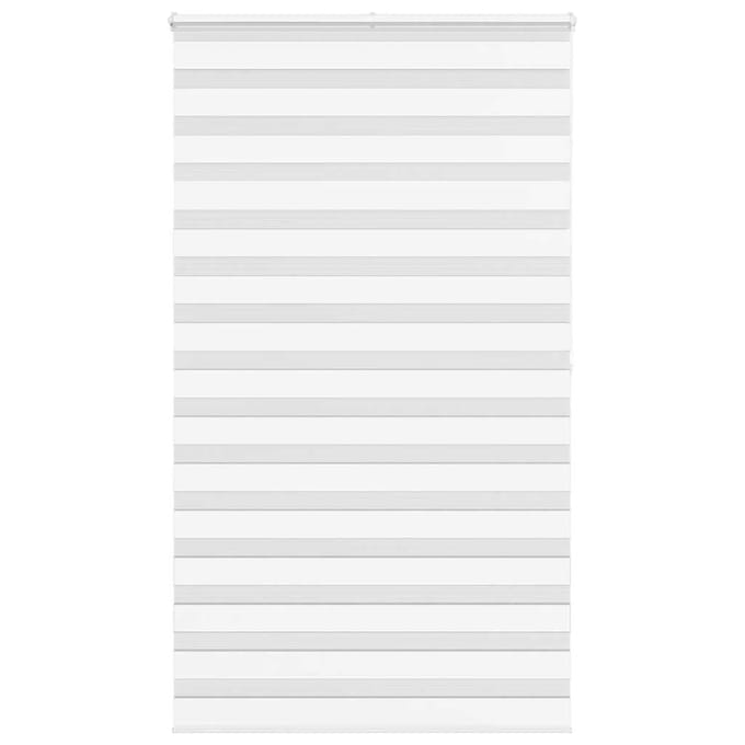 vidaXL - Zebra - rolgordijn - 130x200 - cm - stofbreedte - 125,9cm - polyester - wit