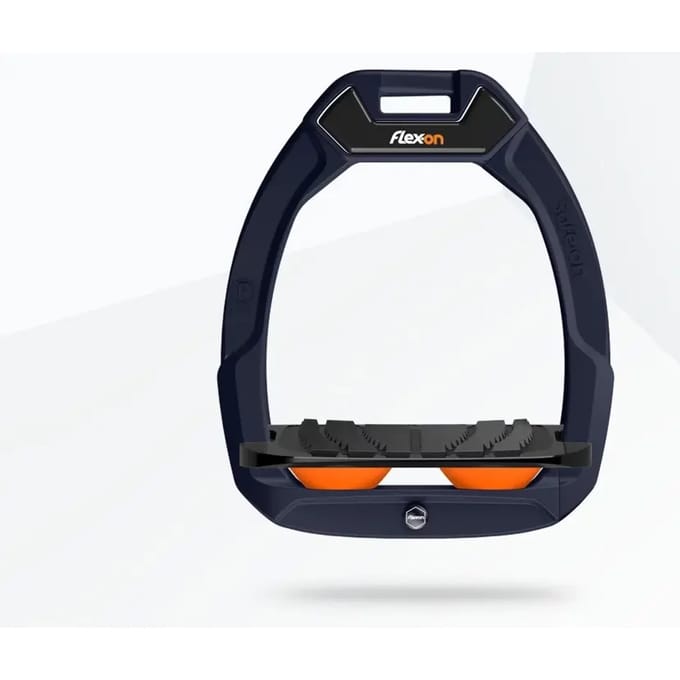 Veiligheidsstijgbeugels Rijbroek Hellend Grip Aluminium/Zwart/Oranje Flex-On Safe-On