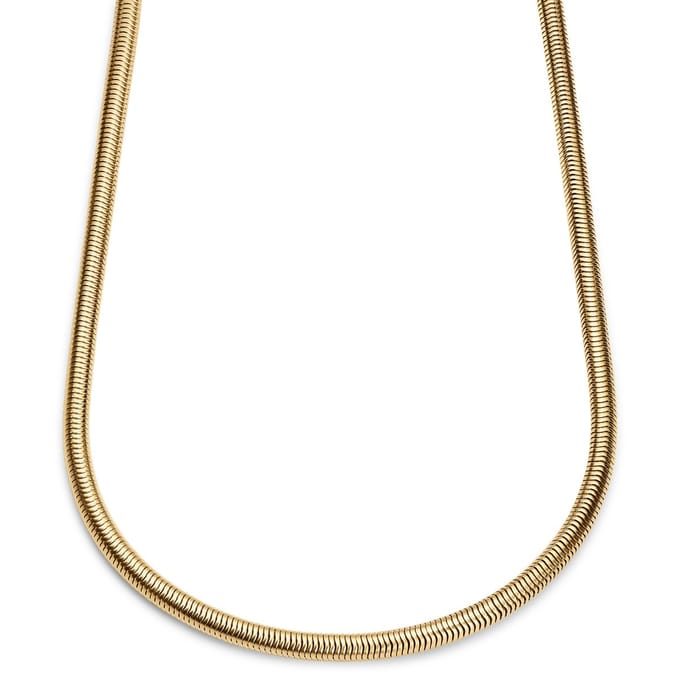 Essentials | 6 mm Goudkleurige Ketting met Slangenschakels