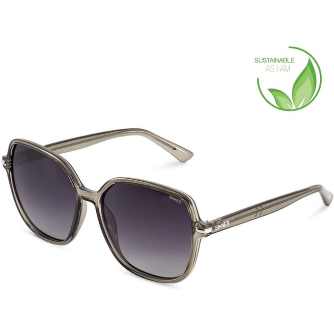 SINNER Barfleur- Zonnebril - Polariserende SINTEC® lenzen - Grijs - Dames - One size - BIO based frame
