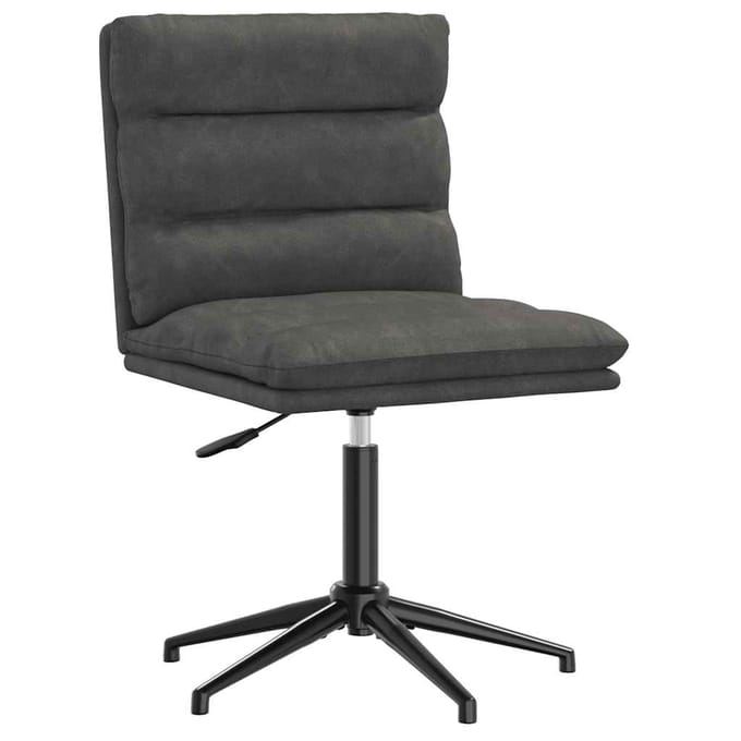 vidaXL - Eetkamerstoelen - 2 - st - kunstleer - zwart