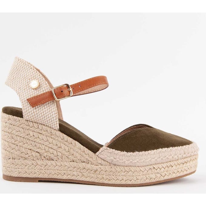 Wedge Espadrille voor Dames. Montevita Esparteo2 102783 40 groen