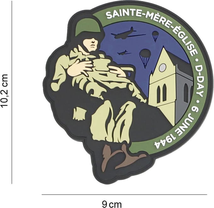 Embleem 3D PVC Paratrooper St Mere