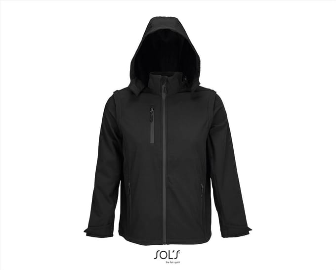 SOL'S Softshell Jacket 3in1 Falcon L03995 - Black - 4XL