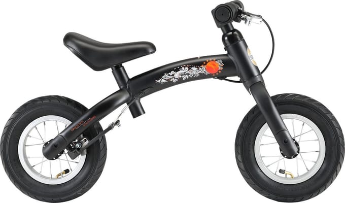 Bikestar meegroei loopfiets Sport 10 inch, zwart