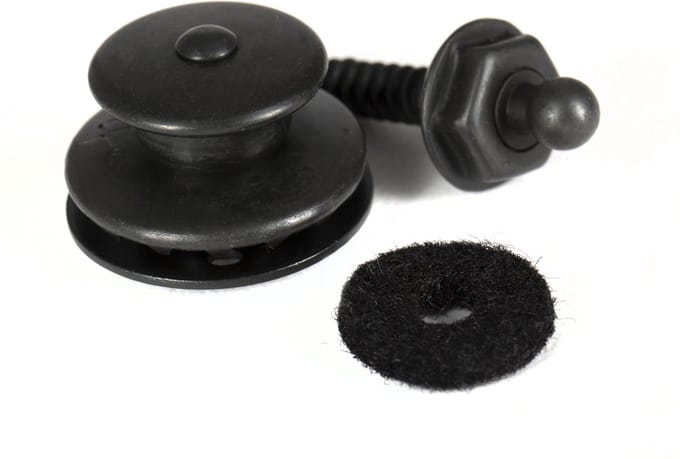 Loxx Security Locks zwart Chrom  - Accessoire voor gitaren