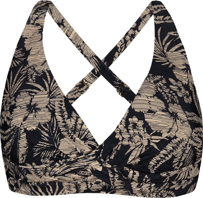 Barts Tuala Cross Halter Full Vrouwen Bikinitopje - maat 42E - Zwart