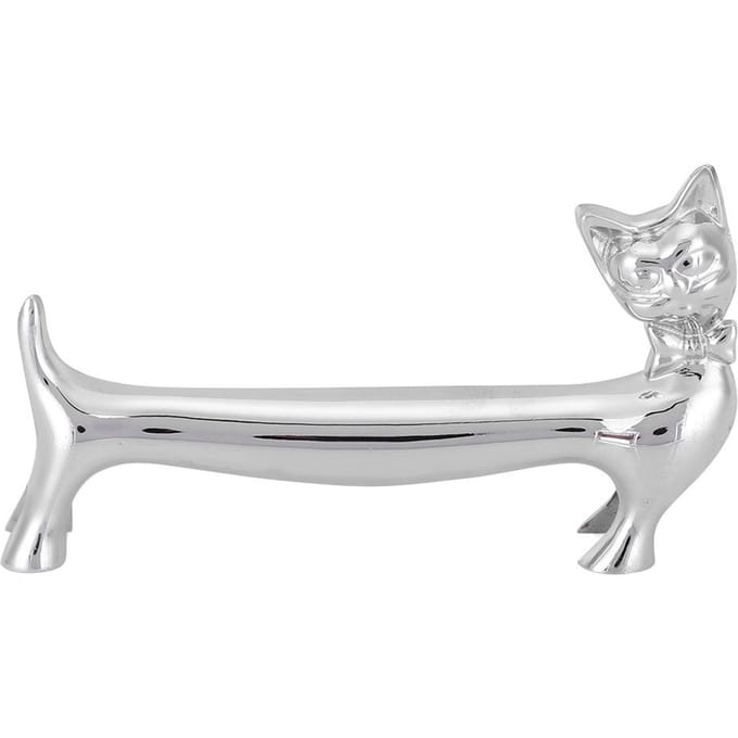 Kat Patroon Duurzaam Keukentafel Servies Eetstokjes Houder Standaard Tafel Decoratief Ornament white
