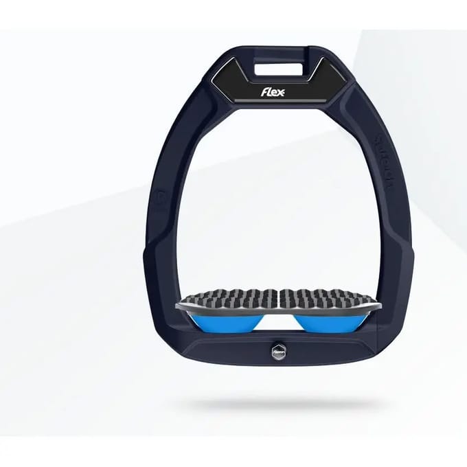 Veiligheidsstijgbeugels voor endurance rijden Rood/Grijs/Blauw Flex-On Safe-On