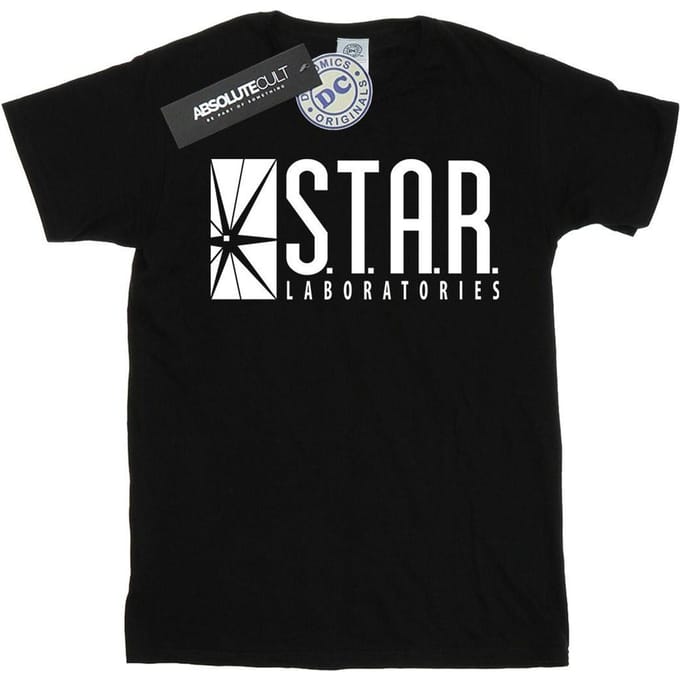 DC Comics Heren The Flash STAR Labs T-shirt 3XL zwart