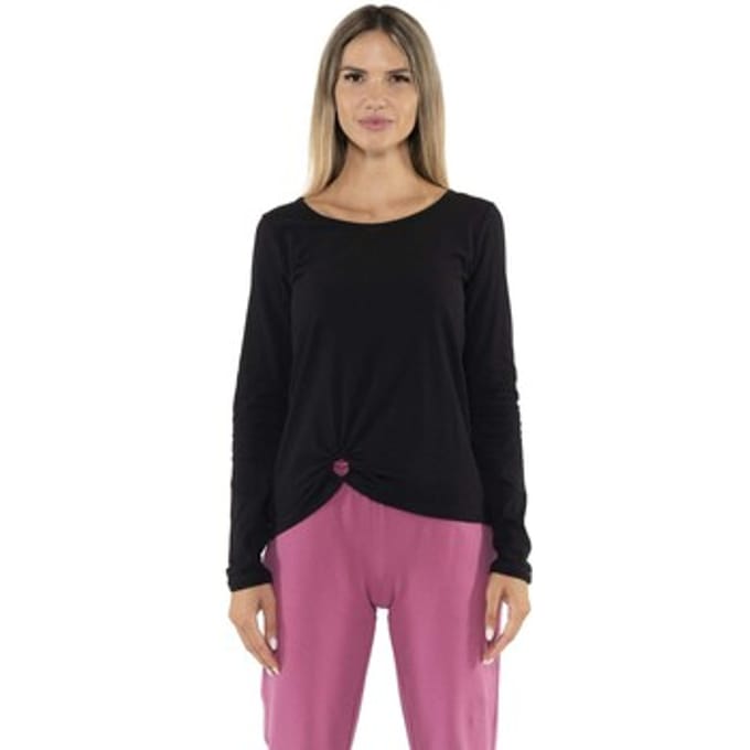 Pyjama-sets Leone 1947 Woman Long Sleeves Black Ring