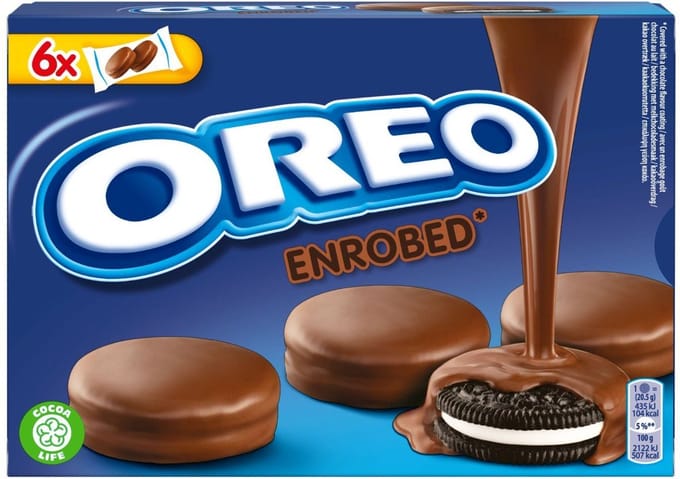 Oreo Enrobed Melk 5 pakken x 246 gram