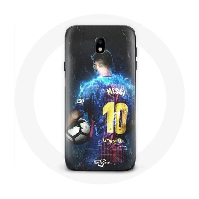Coque - Maniacase - Samsung Galaxy J7 2017 - Lionel Messi - Protection - Souple noir