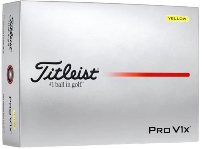 Titleist Golfballen ProV1X Geel 2025
