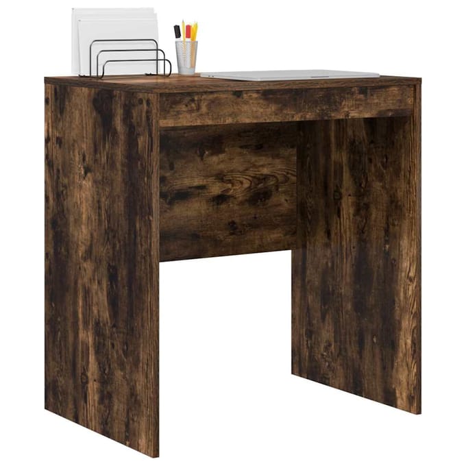 vidaXL - Bureau - Rook - Eiken - 70 - x - 50 - x - 76 - cm
