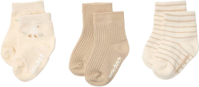 Little Dutch NOOS Sokken 3-Pack - Multi - Mt. 62-74
