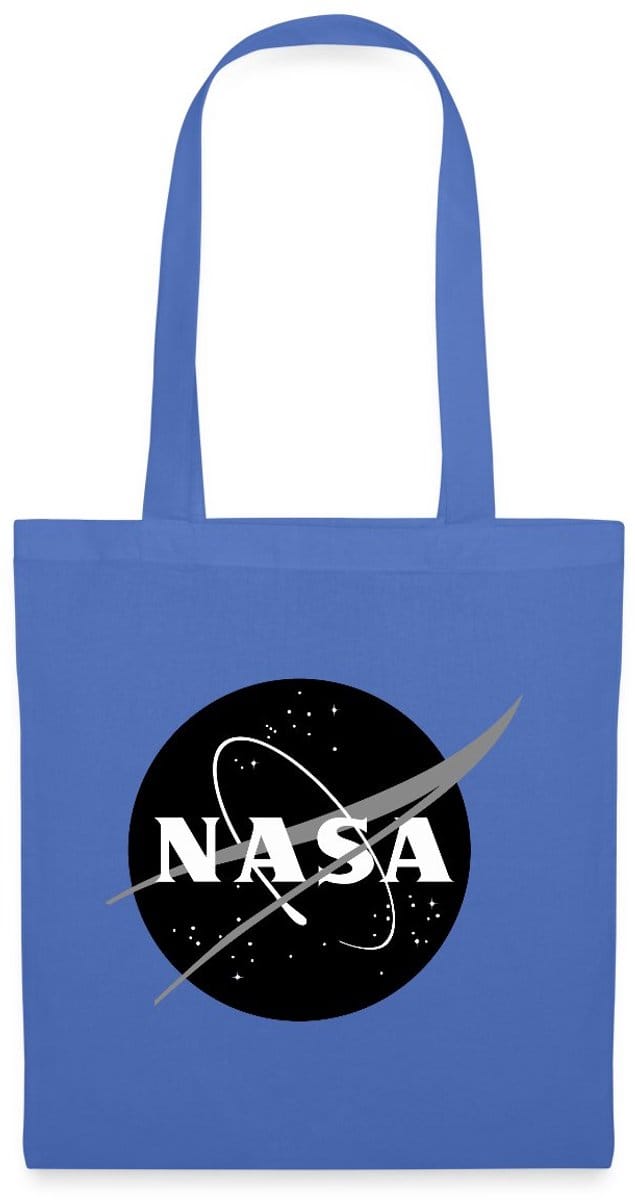 NASA zwart-wit klassiek logo Tas Van Stof Schoudertas