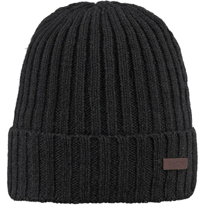 BARTS Haakon Turnup Muts Heren - One Size - Zwart