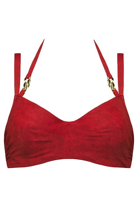 Marlies Dekkers Acapulco Rubine Red Balcony Bikini Top Größe: 85E | Bikinis Outlet | Damen | Rot