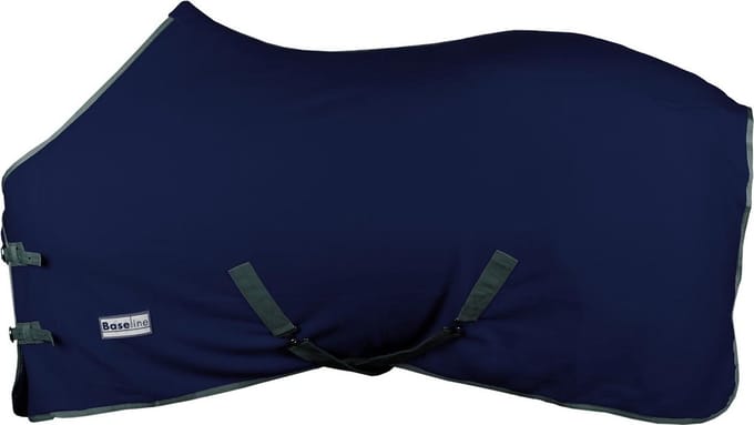 Baseline Polar Fleecedeken - Paardendeken - Maat: 195 - Donkerblauw - Fleece