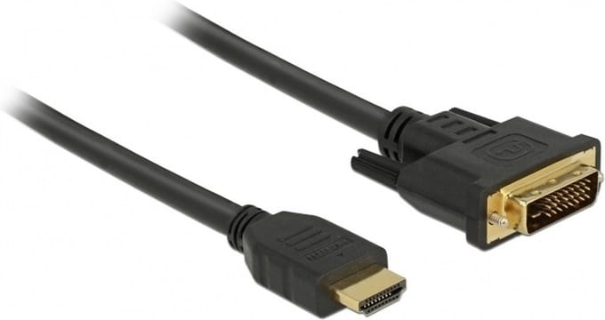 Premium DVI-D Dual Link - HDMI kabel / zwart - 1 meter