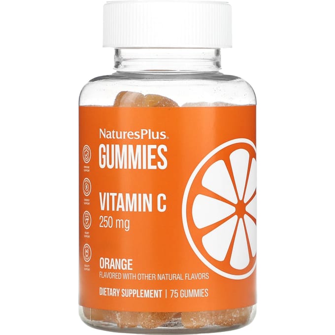 Vitamine C Gummies, Sinaasappelsmaak, 75 Gummies (125 mg per gummy)