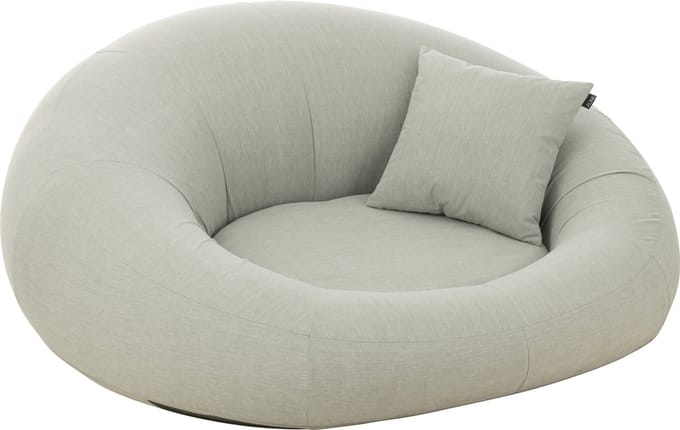 J-Line matras Donut - kunststof - grijs
