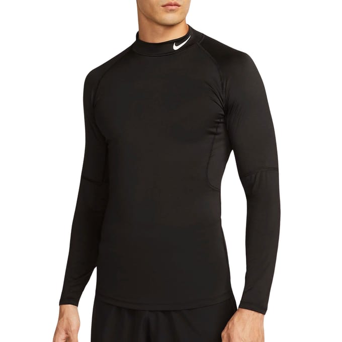 Nike Pro Fitness Long-sleeve Trainingspakken Heren - Zwart - Maat XXL - Katoengeweven
