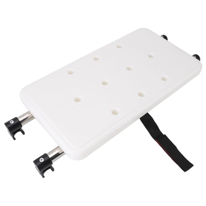 Ouderen Looprek Wit Badplank 1 Paar Grijs Dubbel Wiel 6 Verstelbare Hoogte Looprek Accessoire white
