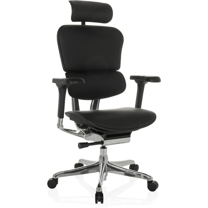 Bureaustoel / Directiestoel ERGOHUMAN GEN2 Leder zwart hjh OFFICE