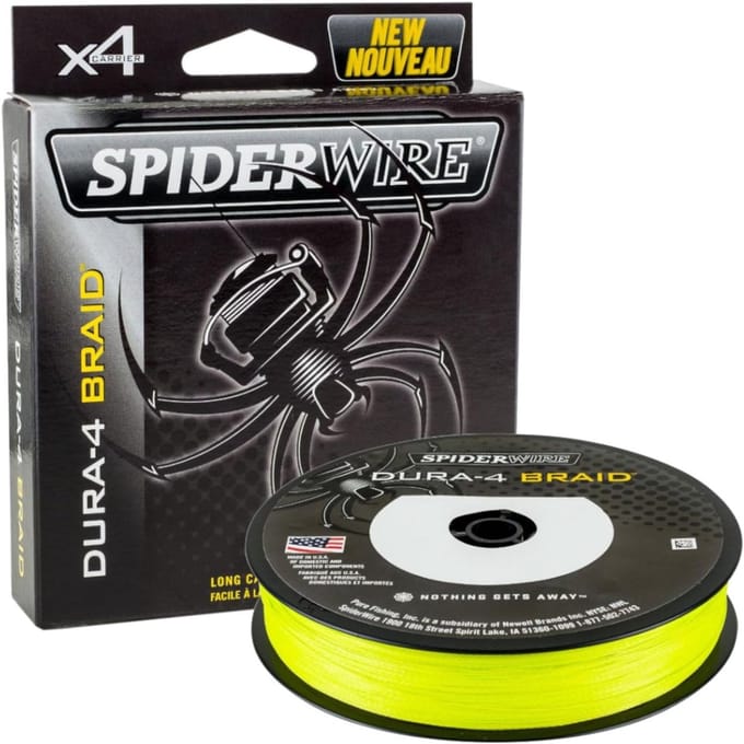 Spiderwire Dura-4 Gevlochten Vislijn 300m Geel 23.3kg