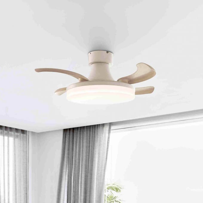 Beacon Lighting Beacon LED plafondventilator Fanaway Orbit wit Ø 91 cm stil