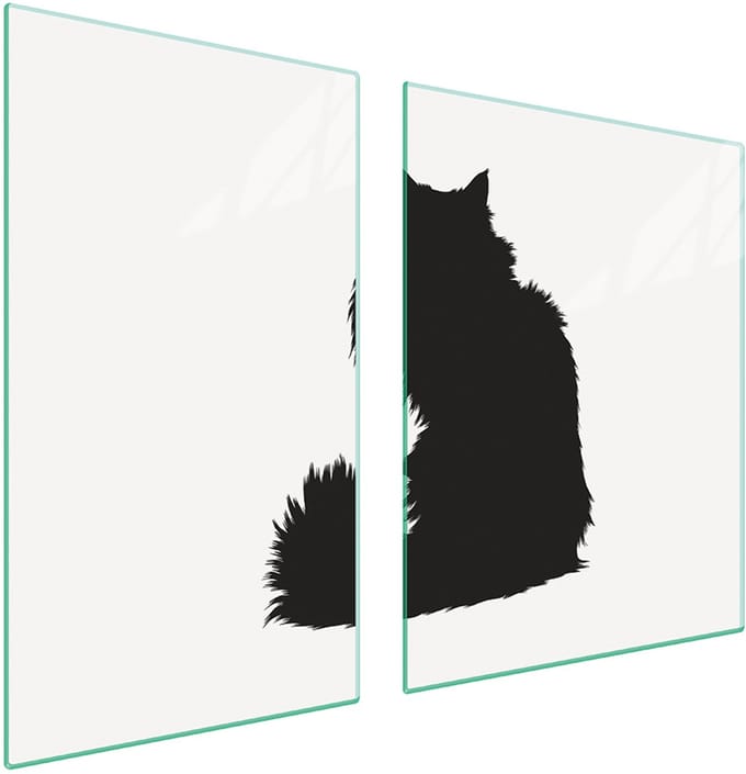 TMK ArtDeko - Serie - Snijplank - Glas - 100x52 cm - Antibacterieel