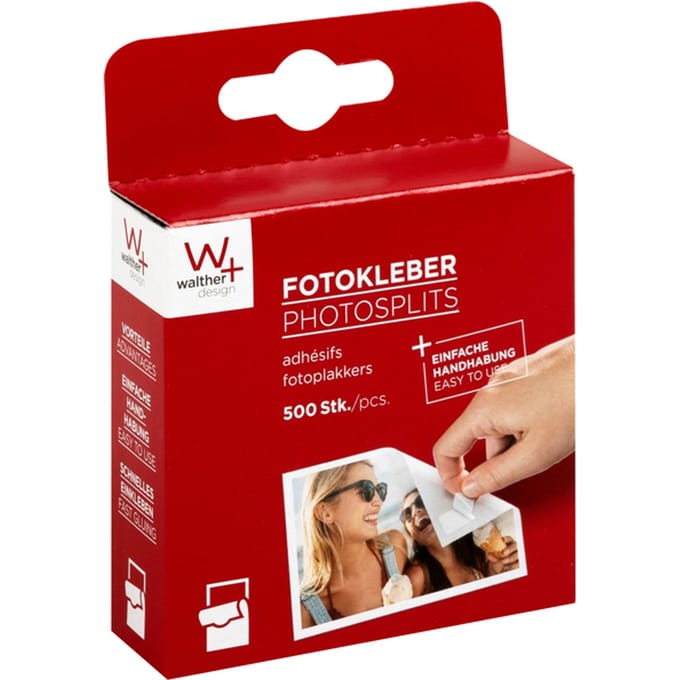 Walther Design FT500S- Dubbelzijdige Fotoplakkers - 500 stuk