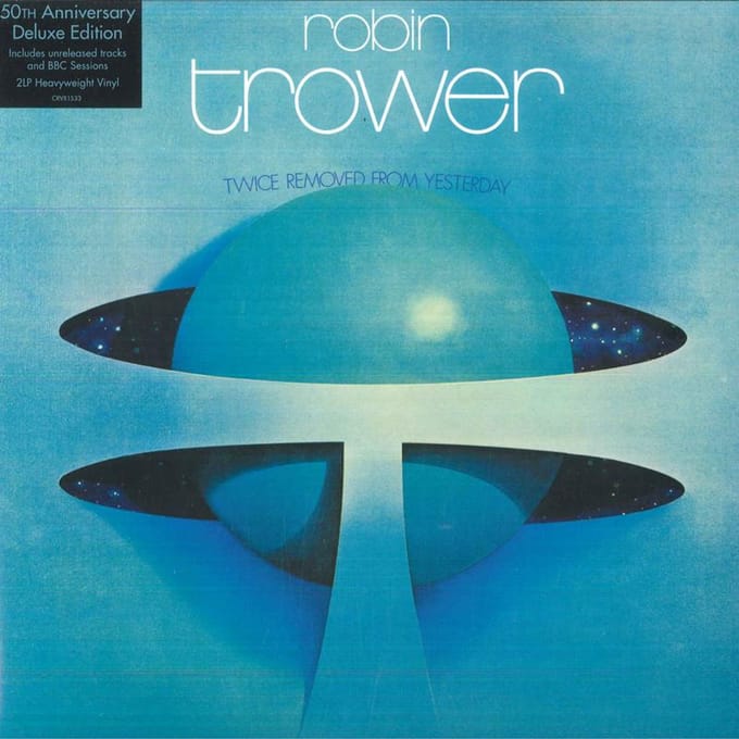 LP Plaat ROBIN TROWER  Twice Removed From Yesterday CRVX1533 Chrysalis Catal 2023 Europa Rock blue