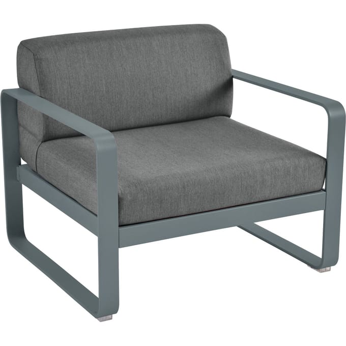 Fermob BELLEVIE fauteuil - 26 stormgrijs mat - A3 grafietgrijs
