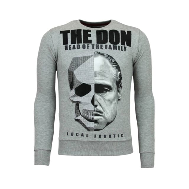 Godfather Trui - Godfather Heren Sweater - The Don - Grijs