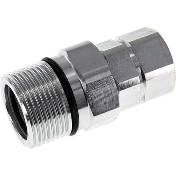 Stalen DN 25 Hydraulische Koppeling Snelkoppeling G 3/4 inch Binnendraad D M48 x 3