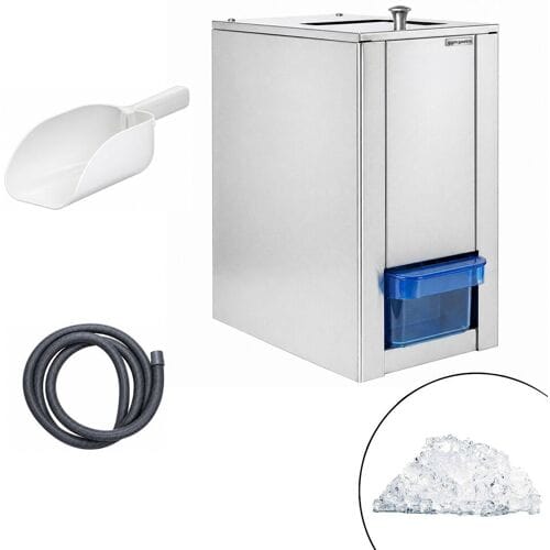 GGM Gastro Eiscrusher - 3 kg/min - 80 Watt - mit 1 kg Eisvorratsbehälter Zilver