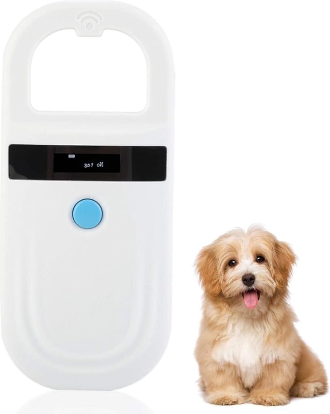 Microchip Scanner FDX-B (ISO11784 / 85) / EMID Reader - Oplaadbaar - Dier Chip ID Tag Scanner - Wit