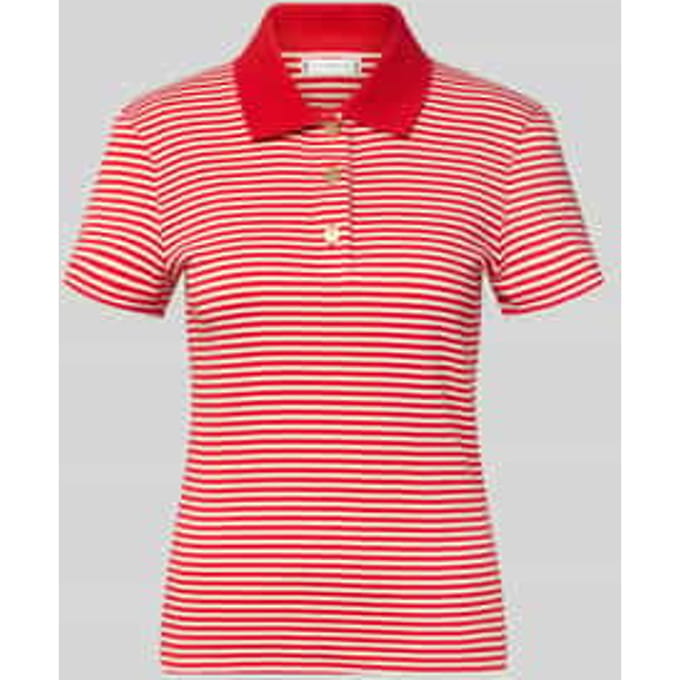 slim fit poloshirt van puur katoen