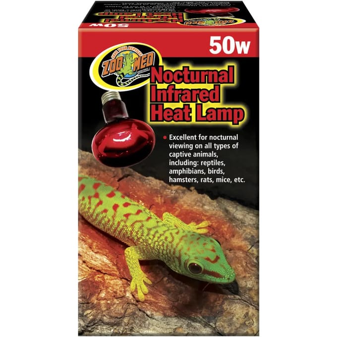 Verwarmde infrarood terrariumlamp Zoomed RS50